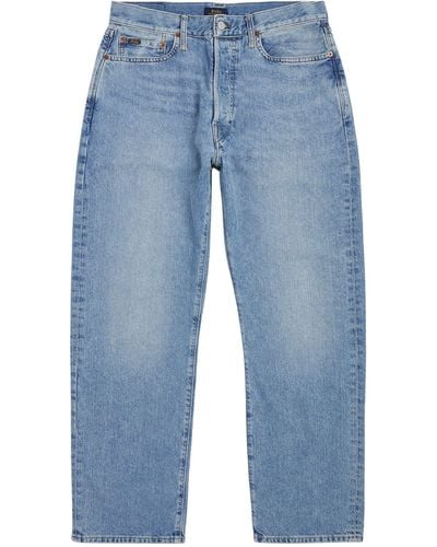 Polo Ralph Lauren Vintage High-rise Straight Jeans - Blue