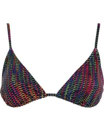 Eres Rayon Triangle Bikini Top - Multicolour