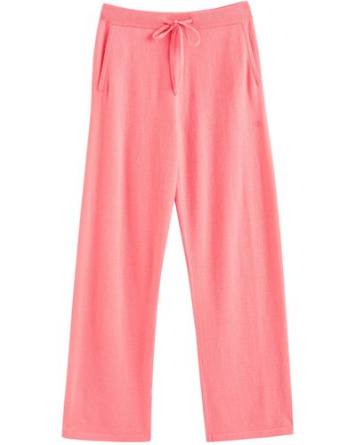 Chinti & Parker Cashmere Wide-leg Sweatpants - Pink