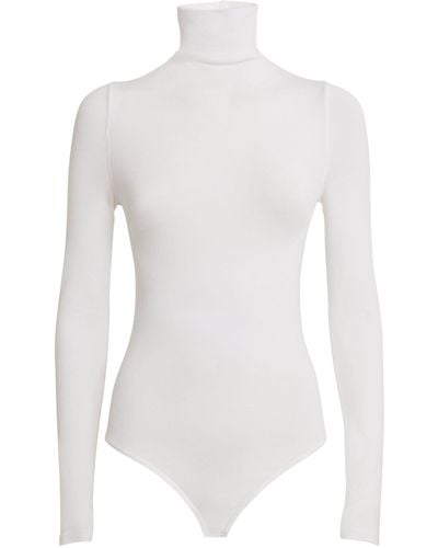 Wolford Rollneck Colorado Bodysuit - White