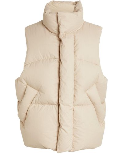 Mordecai Down-filled Padded Gilet - Natural