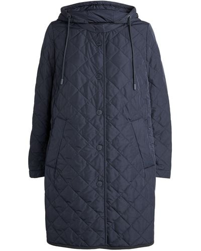 Weekend by Maxmara Down Quilted Parka - Blue