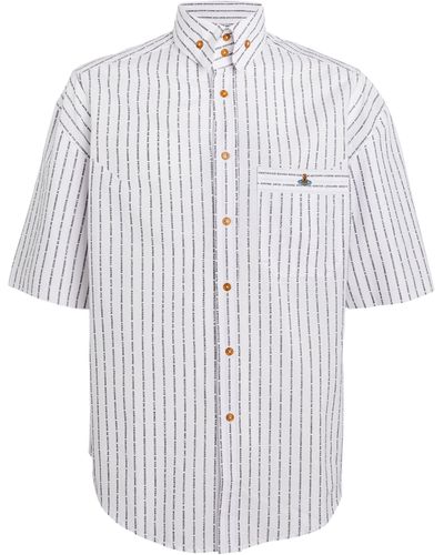 Vivienne Westwood Cotton Short-sleeve Shirt - White