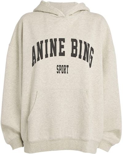 Anine Bing Cotton Harvey Sweatshirt - White