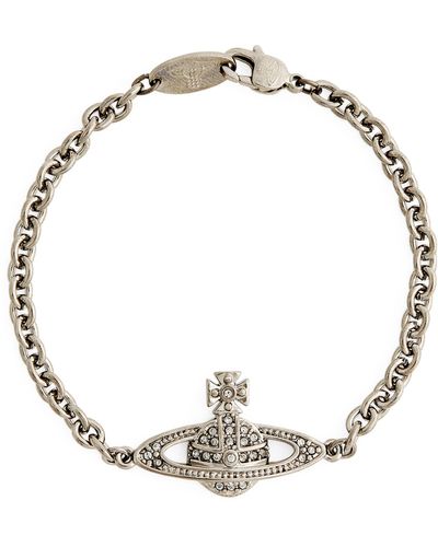 Vivienne Westwood Mini Bas Relief Bracelet - Metallic