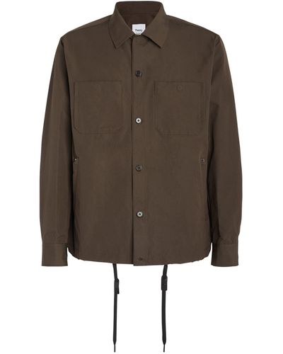Theory Cotton-blend Jacket - Brown