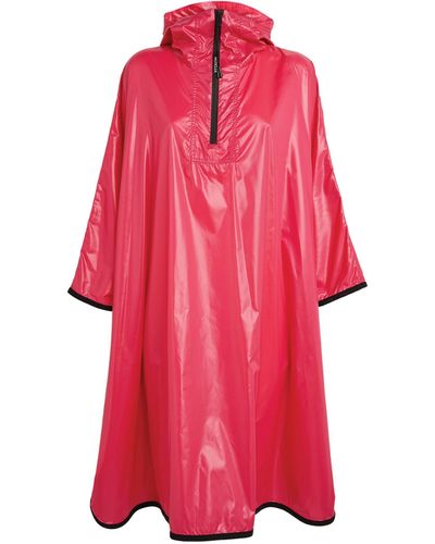 Moncler Waterproof Poncho - Red