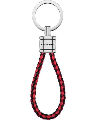 Chopard Leather Classic Keyring - Red