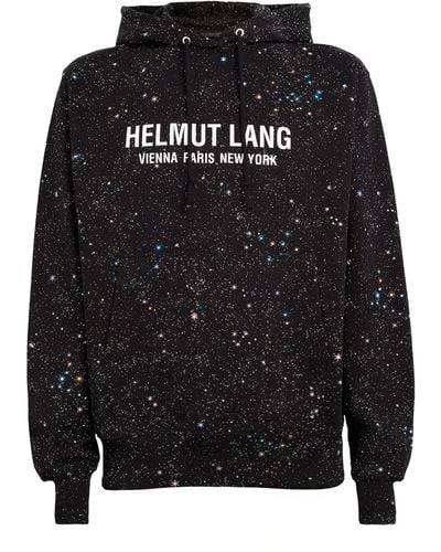 Helmut Lang Stars Logo Hoodie - Black