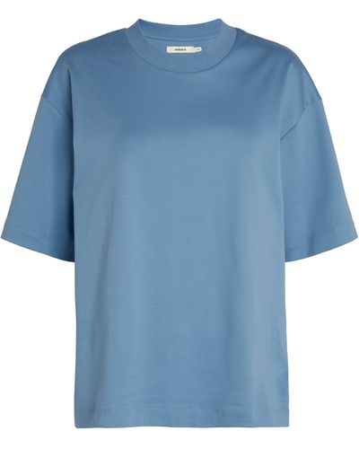 PANGAIA Oversized Dna T-shirt - Blue