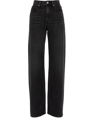 Alexander Wang Mid-rise Straight Jeans - Black