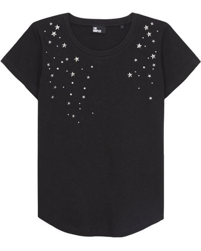 The Kooples Star-embellished T-shirt - Black
