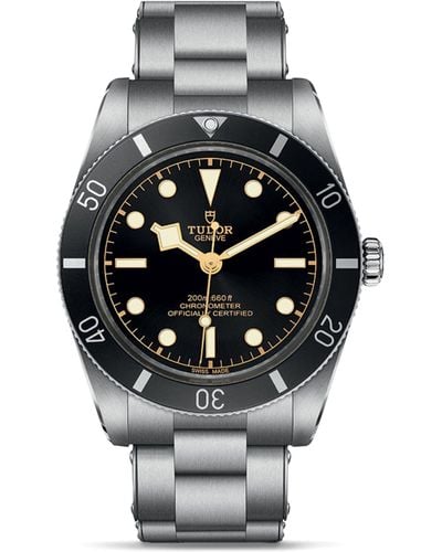 Tudor Stainless Steel Black Bay Automatic Watch 37mm - Metallic