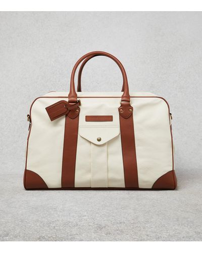Brunello Cucinelli Leather Street Bag - Natural