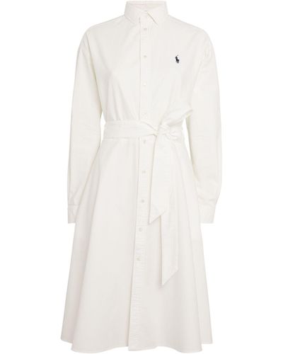 Polo Ralph Lauren X Wimbledon Shirt Dress - White
