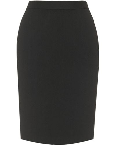 Saint Laurent Knitted Mini Skirt - Black