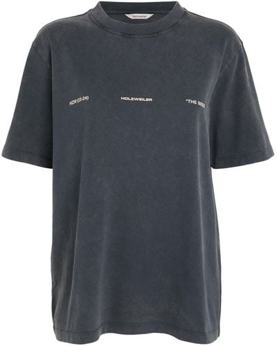 Holzweiler Organic Cotton Kjerag National T-shirt - Black