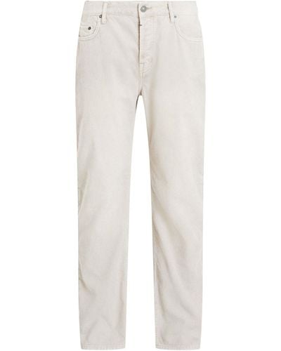 AllSaints Corduroy Curtis Jeans - White