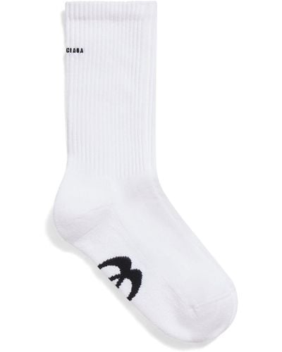 Balenciaga Unity Sports Socks - White