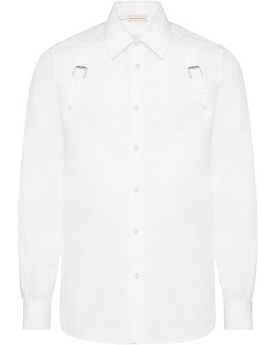 Alexander McQueen Harness-detail Shirt - White