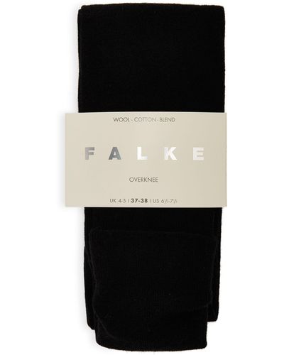 FALKE Striggins Over-the-knee Socks - Black