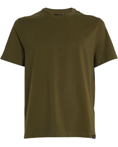 7 For All Mankind Cotton T-shirt - Green