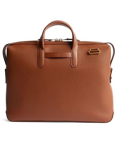 Dunhill Leather Briefcase - Brown