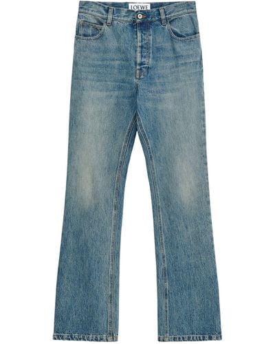 Loewe Faded Bootcut Jeans - Blue
