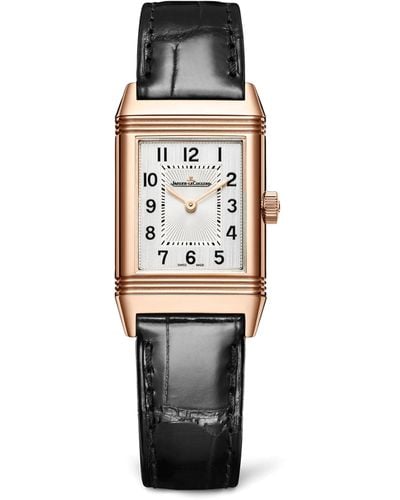 Jaeger-lecoultre Pink Gold Reverso Classic Watch 21mm - White
