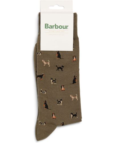 Barbour Cotton-blend Mavin Socks - Natural