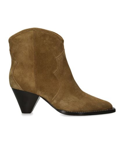 Isabel Marant Suede Darizo Ankle Boots 50 - Brown