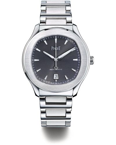 Piaget Stainless Steel Polo Date Watch 42mm - Metallic