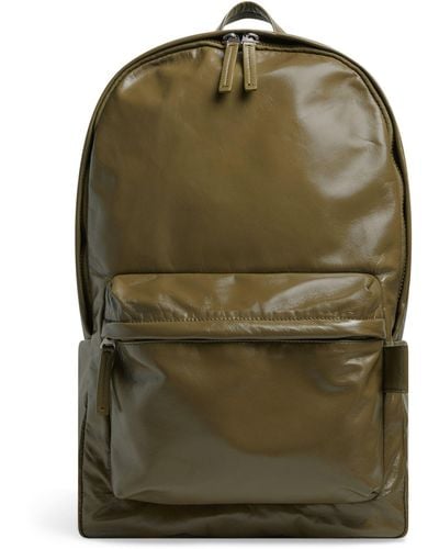 Bottega Veneta Medium Leather Archetype Backpack - Green
