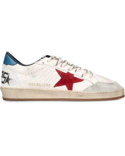 Golden Goose Leather Ball Star Trainers - Pink