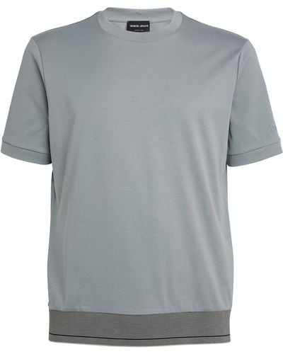 Giorgio Armani Organic Cotton T-shirt - Grey