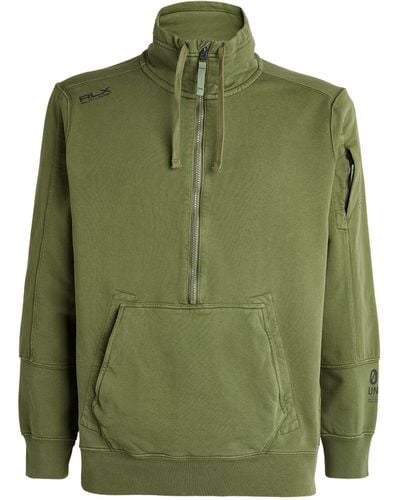 RLX Ralph Lauren Cotton Fleece Sweatshirt - Green