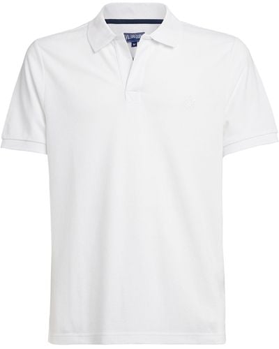 Vilebrequin Logo-embroidered Polo Shirt - White