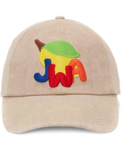 JW Anderson Logo-embroidered Baseball Cap - Natural