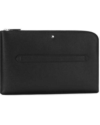 Montblanc Leather Sartorial Laptop Case - Black