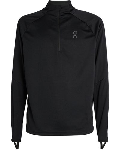 On Shoes Long-sleeve Climate Top - Black