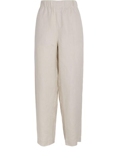 With Nothing Underneath Hemp The Palazzo Trousers - Grey