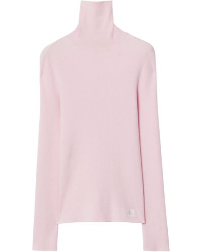 Burberry Wool-blend Sweater - Pink