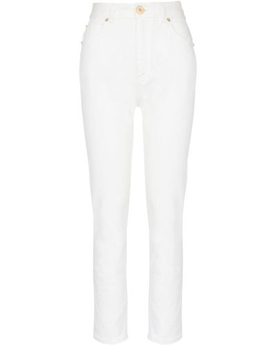 Balmain High-rise Slim Jeans - White