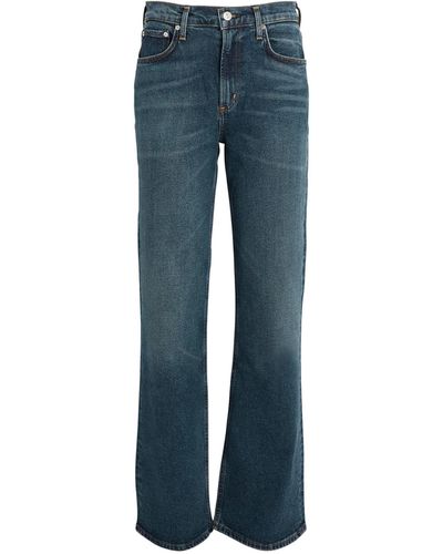 Citizens of Humanity Vidia Mid-rise Straight Jeans - Blue