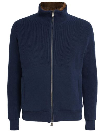 FIORONI CASHMERE Wool-cashmere Sweater - Blue