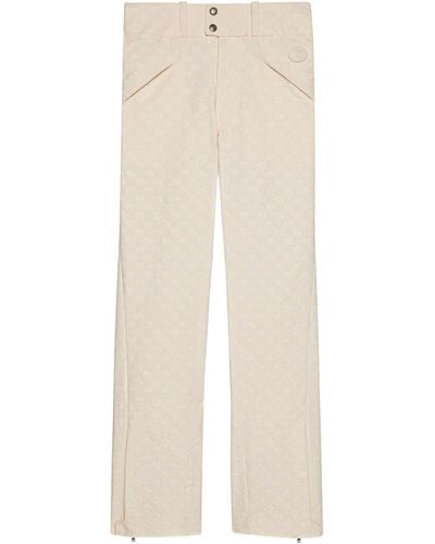 Gucci Gg Straight Trousers - White