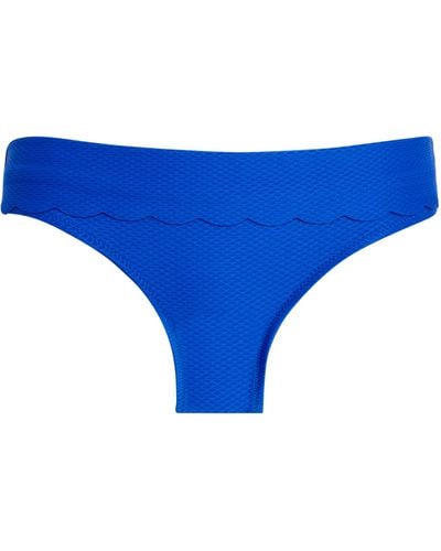 Heidi Klein Foldover Bikini Bottoms - Blue