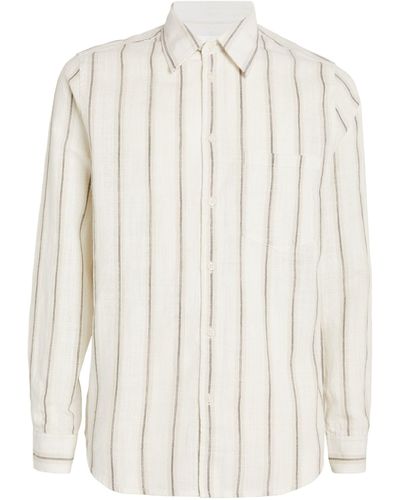 Samsøe & Samsøe Cotton-linen Liam Shirt - White