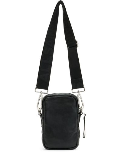 AllSaints Leather Zumo Cross-body Bag - Black
