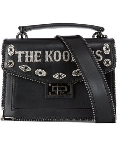 The Kooples Small Leather Emily Bag - Black